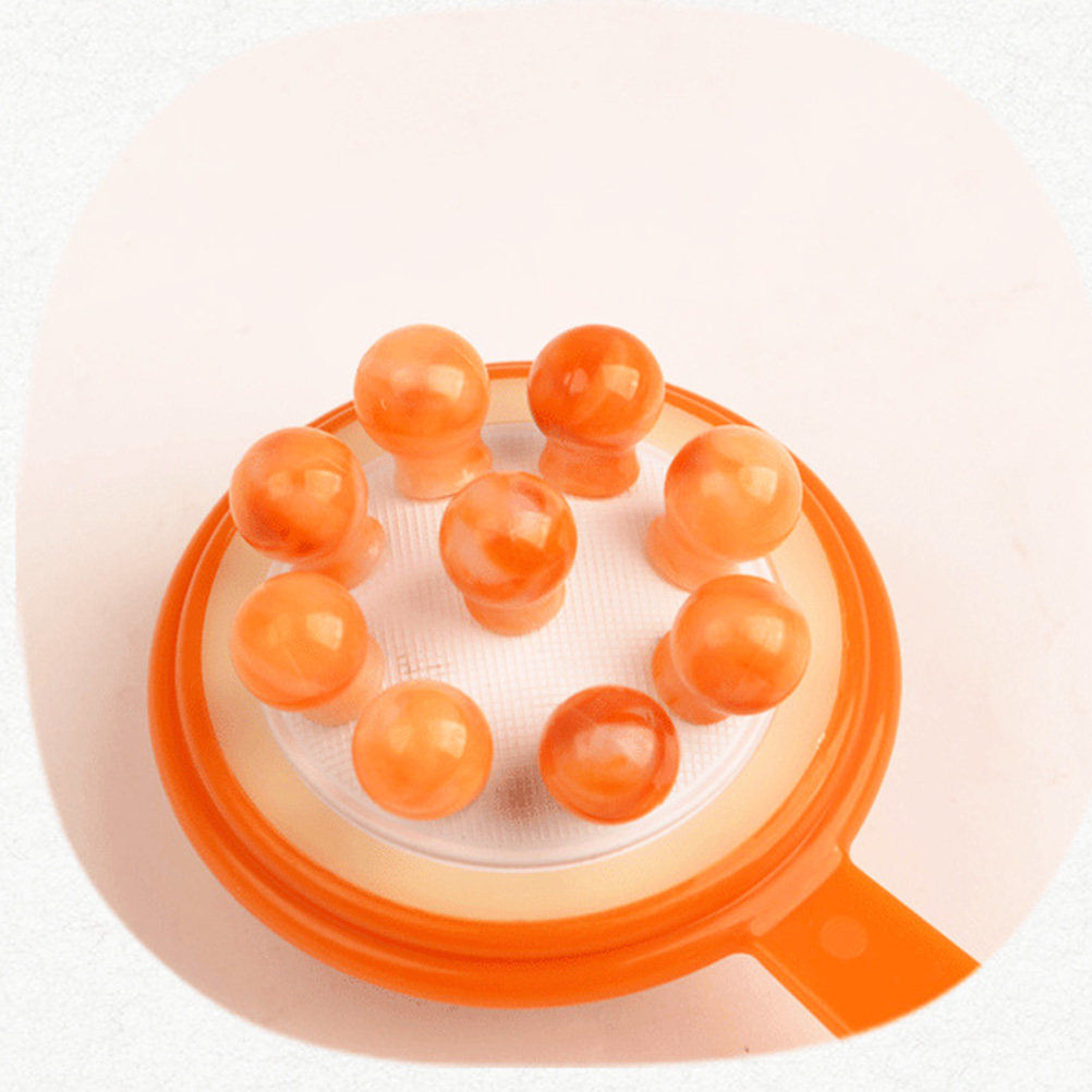 Shoulder Massage Ball - 2個入り プラスチック製マッサージハンマー ローラーボールデザイン付き 首、肩、背中、腰、脚、頭用 ポータブルセラピースティック