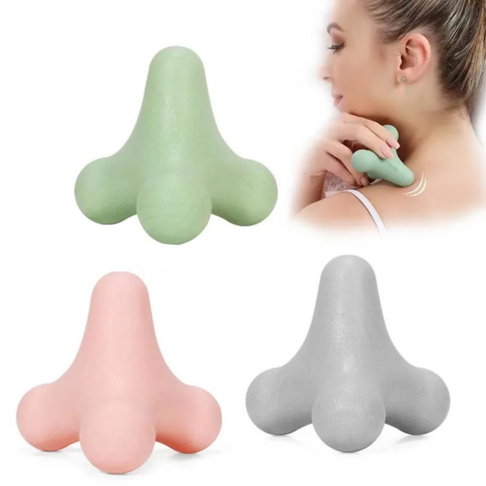 Shoulder Massage Ball - 四隅筋膜マッサージボール深部組織筋肉緩和ボール足底肩首腰ジムエクササイズ経絡リラックスツール