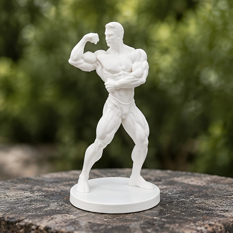 Yoga Fitness Rooms - 1/2ピースフィットネストレーナー彫刻装飾品、フィットネスの力と美しさを表現、ジム、ヨガスタジオ、スポーツルーム向けの特別な装飾品、フィットネスパートナー、コーチ、友人へのギフトに最適です。