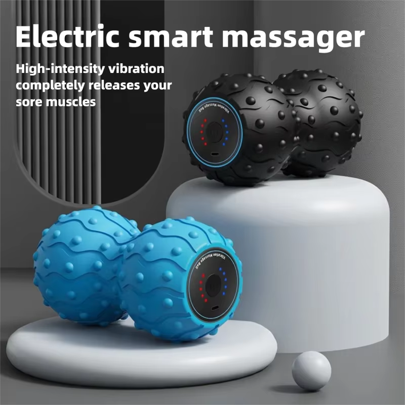 Shoulder Massage Ball - ピーナッツ型マッサージボール 筋膜リリースフィットネスボール 首・肩・足・脚用 トリガーポイントマッサージャー 筋肉緩和