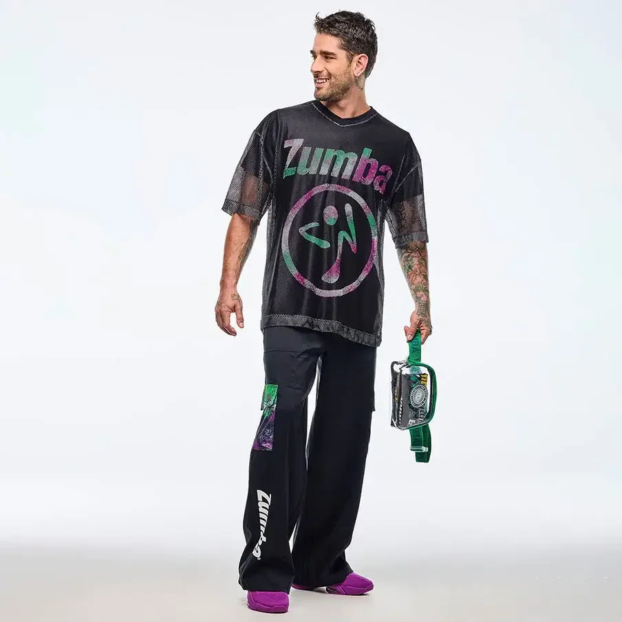 メンズ＆レディース ブラックメッシュ 通気性 ズンバダンスト - Zumba & Yoga Fitness By Anushree Pune Reviews のレビューと価格