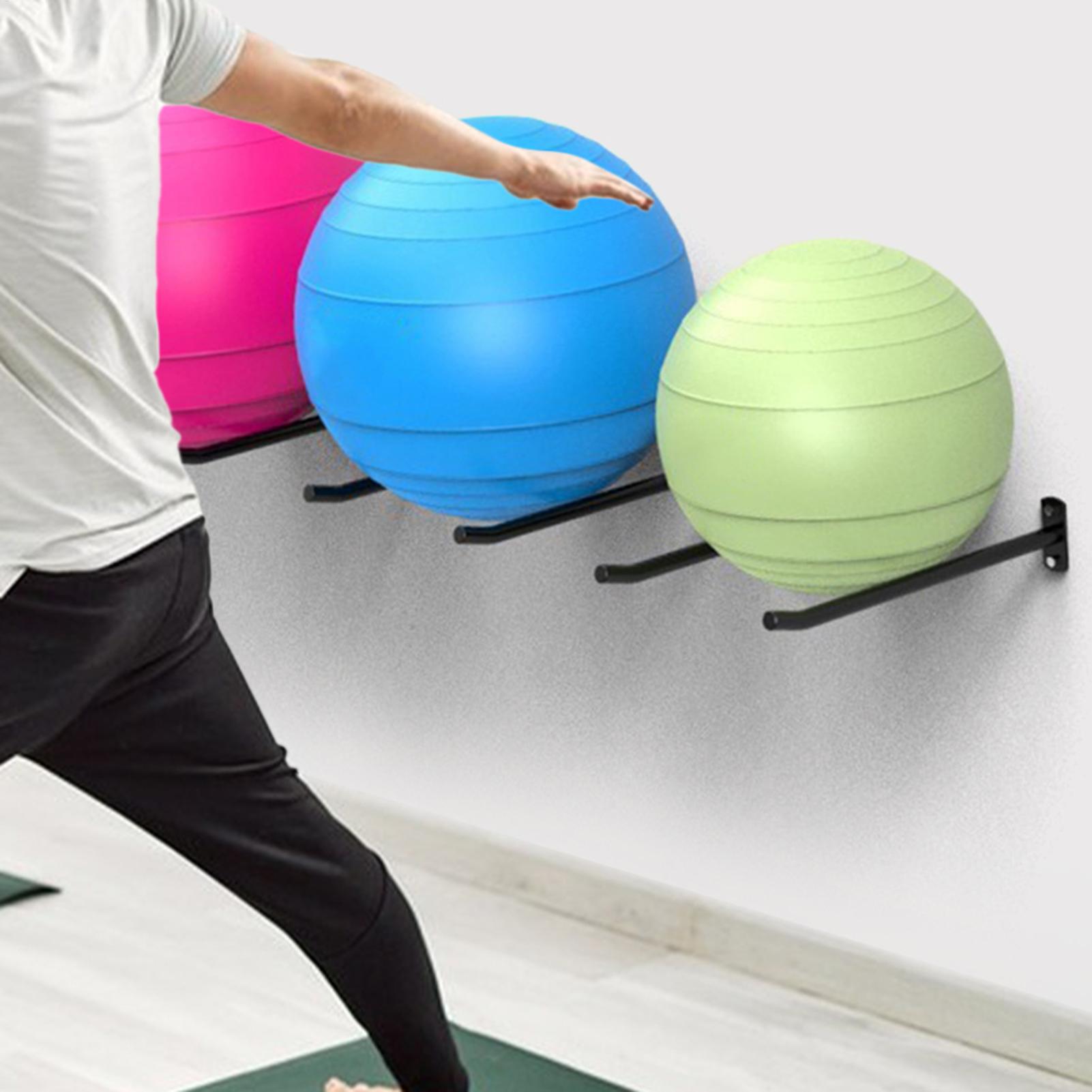 エクササイズボールホルダー 2個パック ヨガルーム ウォール - Yoga Fitness Rooms のレビューと価格