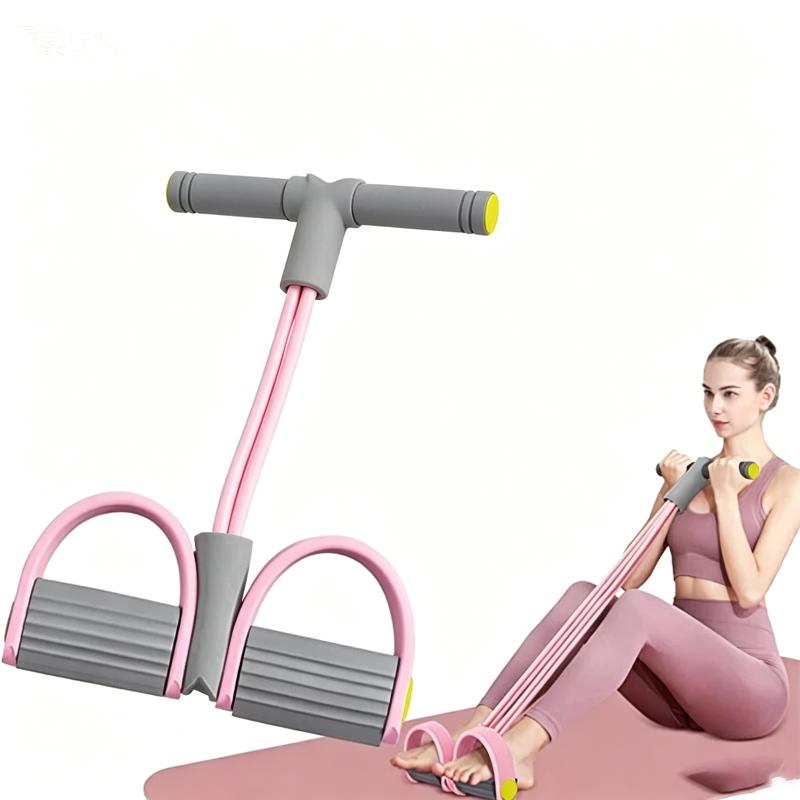 新しい4チューブ抵抗バンド ヨガペダルプーラー エラスティッ - Yoga Fitness Youtube のレビューと価格