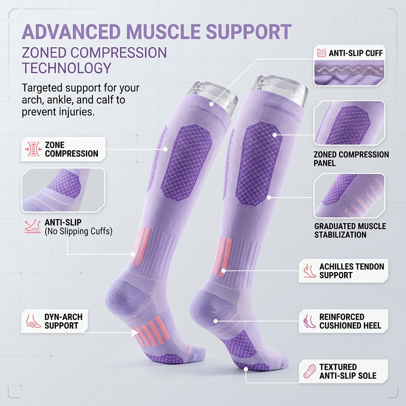 1/6 ペア女性の夏のフィットネスランニングロングソックス縄 - Yoga & Fitness With Faye The Well Being Studio Abbots Langley のレビューと価格