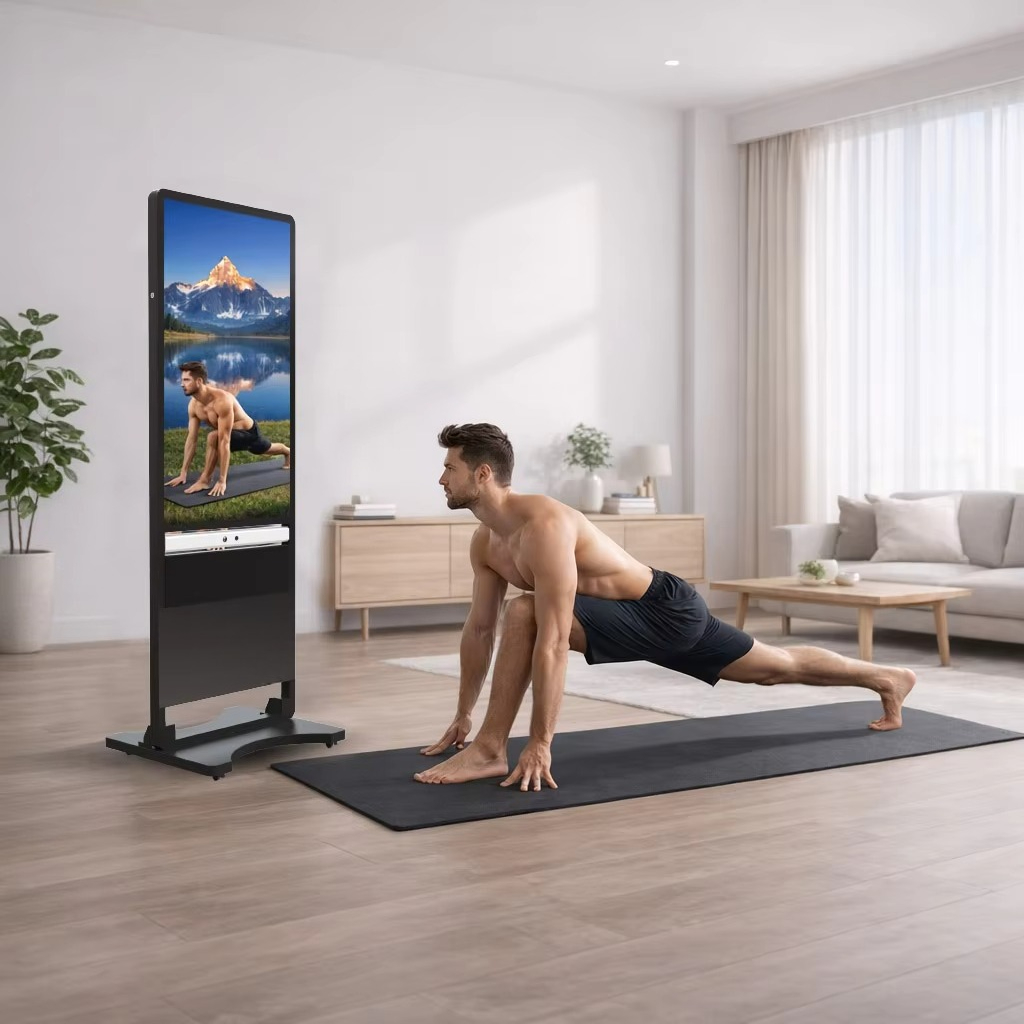 43インチ フルHDスマートフィットネスミラー、AIヨガトレ - Yoga Fitness Hotel のレビューと価格