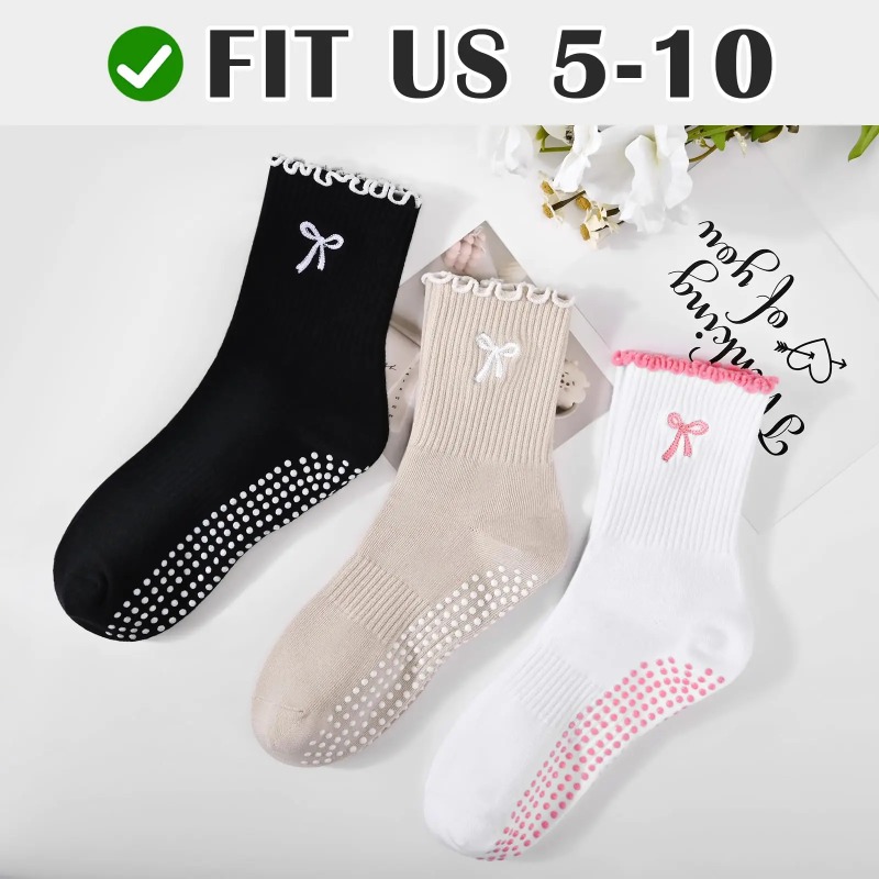 プロフェッショナルヨガソックス、コットンストラップシリコン滑 - Yoga & Fitness With Faye The Well Being Studio Abbots Langley のレビューと価格