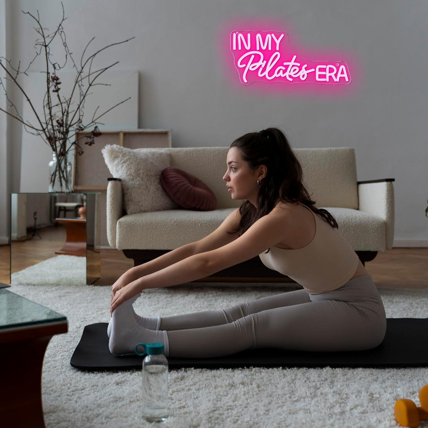 インマイピラテス時代ネオンサイン調光可能LEDライト、ピラテ - Yoga Fitness Rooms のレビューと価格