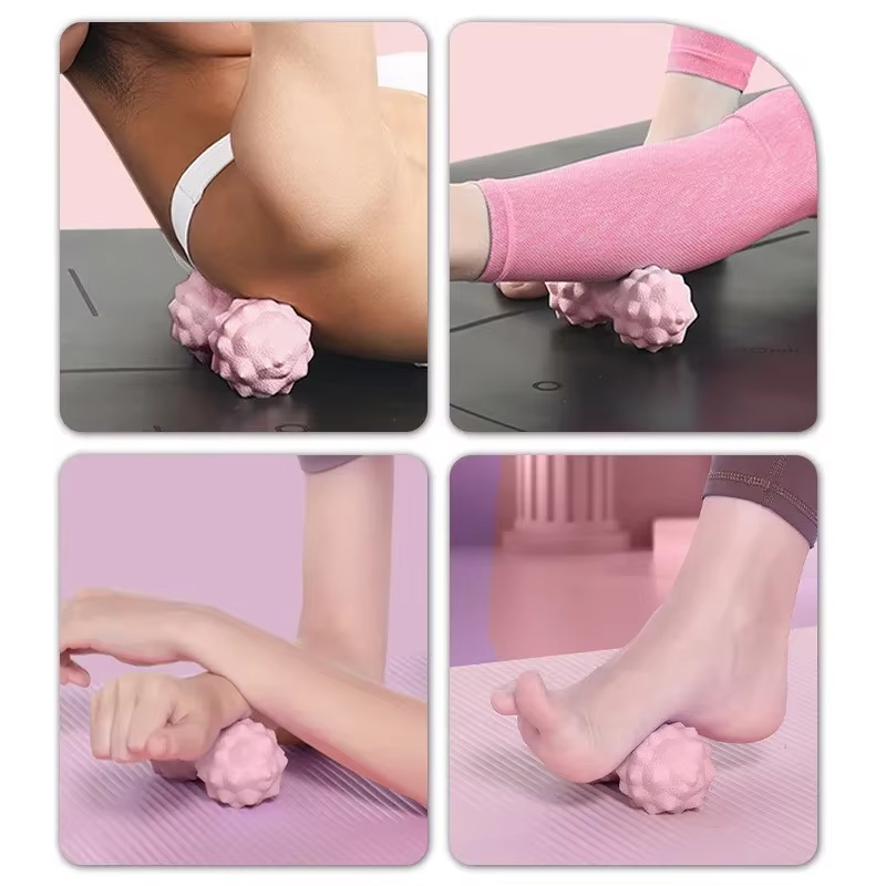 TPR製隆起ポイント付き筋膜マッサージボール、深部組織筋肉弛 - Shoulder Massage Ball のレビューと価格