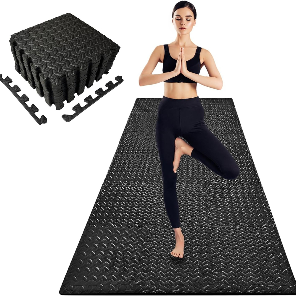 フィットネス連結式フォームマット（16枚入り） - ヨガマッ - Yoga Fitness Rooms のレビューと価格