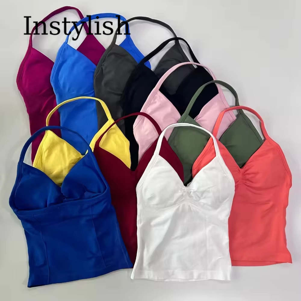 女性用シームレスヨガ2ピースセット ホルターVネック ルシュ - Yoga & Fitness With Faye The Well Being Studio Abbots Langley のレビューと価格