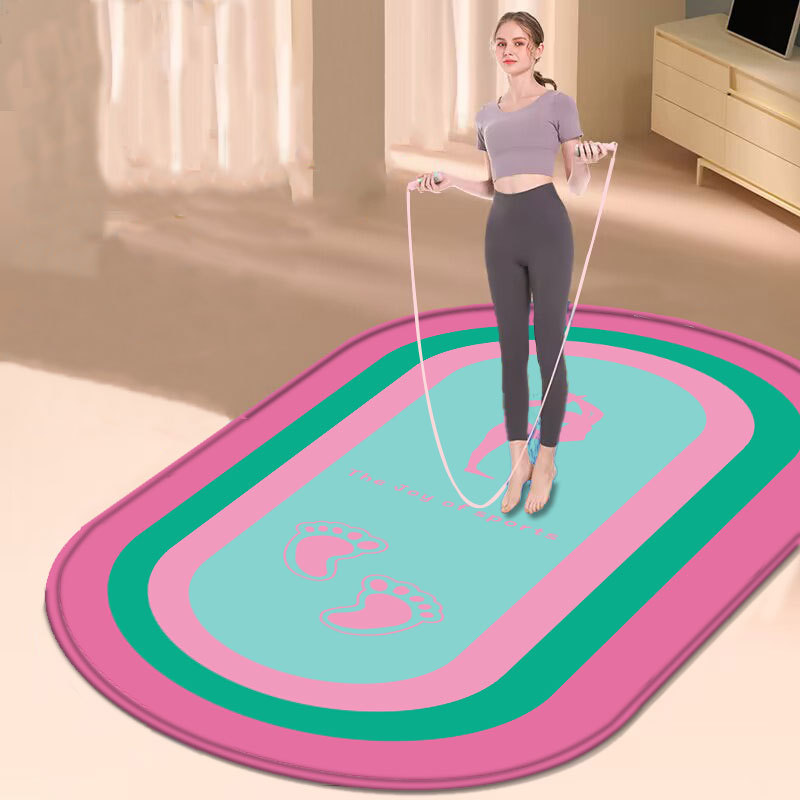 VIKAMA 屋内縄跳び 滑り止め、衝撃吸収、防音マット、フ - Yoga Fitness Hotel のレビューと価格