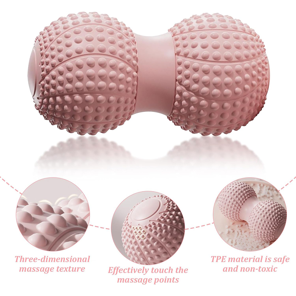 ヨガ筋膜ボール ピーナッツマッサージボール フットマッサージ - Shoulder Massage Ball のレビューと価格