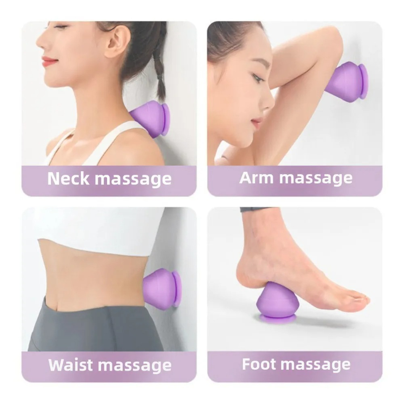 新しい吸着式筋膜ボールマッサージコーン足腰背中肩と首シリコン - Shoulder Massage Ball のレビューと価格